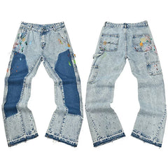 Gallery Dept. Distressed & Paint Splatter Denim Jeans Collection