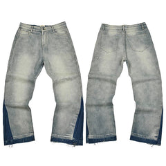 Gallery Dept. Contrast Side Panel Light Wash Denim Jeans