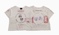 Enfants Riches Déprimés Stamp Collage Off-White Dual Print Tee