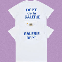 Gallery Dept. Galerie Dépt. Short Sleeve T-Shirt - White/Blue