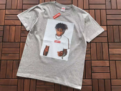 Supreme x NBA YoungBoy Photo T-Shirt - Heather Grey