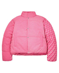 Sp5der 5Star Puffer Jacket Pink
