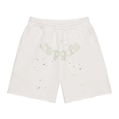 Sp5der T&F Sweat Shorts White
