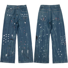 Gallery Dept. Painted & Distressed Relaxed Denim Jeans