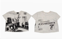 Enfants Riches Déprimés Kandinsky Off-White Dual Print Tee