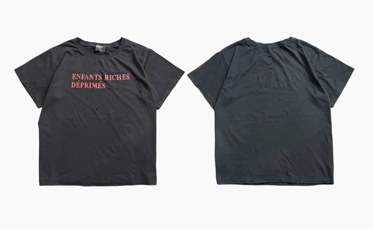 Black ERD Red Text Logo Tee