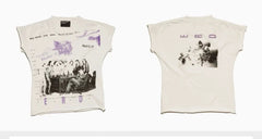 Enfants Riches Déprimés Purple Graphic Off-White Baby Tee