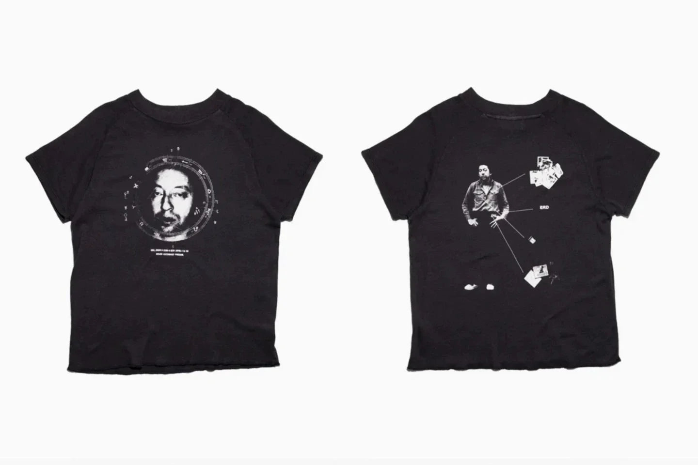 Enfants Riches Déprimés Black Raglan Dual Portrait Tee
