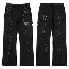 Gallery Dept. Paint Splatter Vintage Blue Denim Jeans