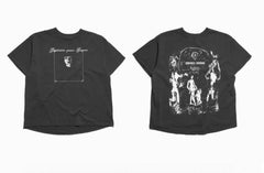 Enfants Riches Déprimés Black Square Frame Cemetery Art Tee