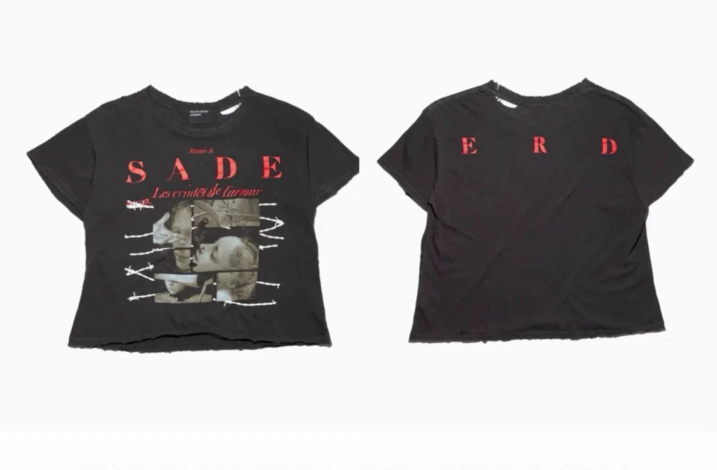 Enfants Riches Déprimés SADE Red Letter Black Tee