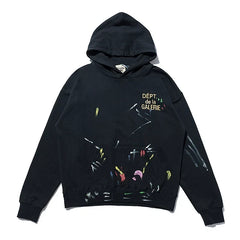 Gallery Dept. Paint Splatter Logo Hoodie