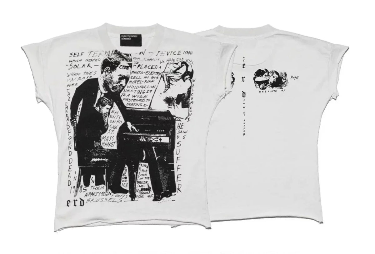 Enfants Riches Déprimés Piano Collage White Baby Tee