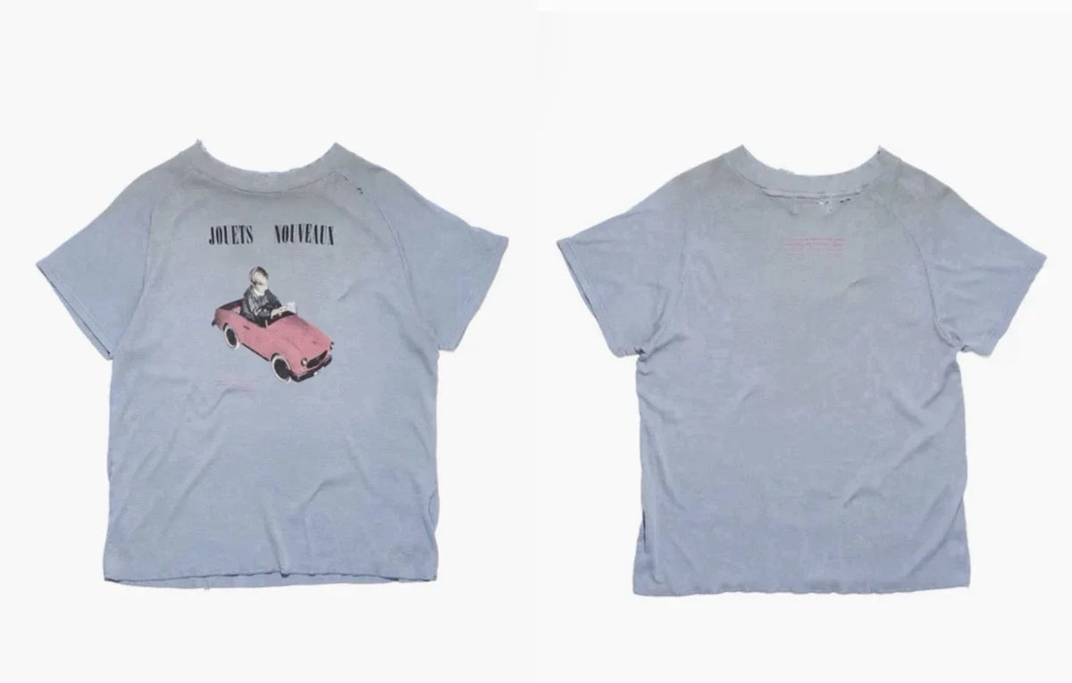 Enfants Riches Déprimés Light Blue Car Graphic Raglan Tee