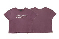 Enfants Riches Déprimés Distressed Logo Dusty Purple Tee