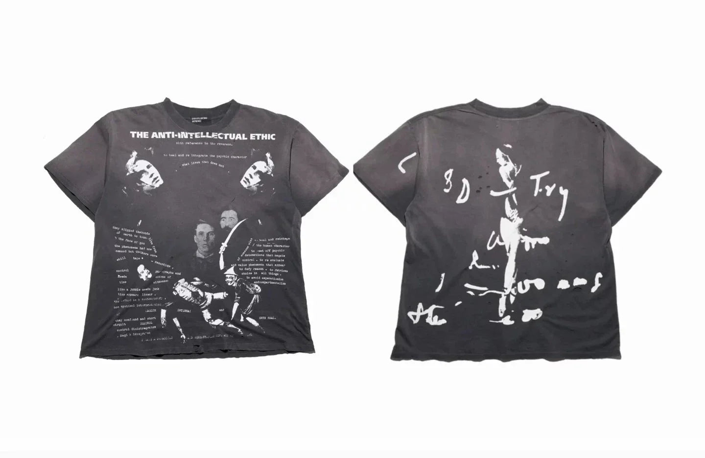 Enfants Riches Déprimés Dual Side Art Print Black Tee