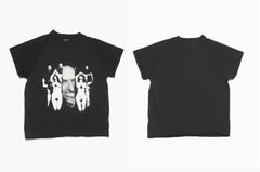 Enfants Riches Déprimés Black Surreal Portrait Collage Tee