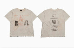 Enfants Riches Déprimés Faded Dual Portrait Off-White Tee