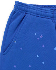 Sp5der Rhinestone Punk V2 Sweatpants Blue