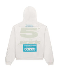 Sp5der T&F Zip-Up Hoodie White