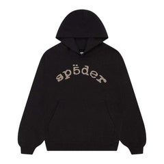 Sp5der VVS Gemstone Hoodie Black